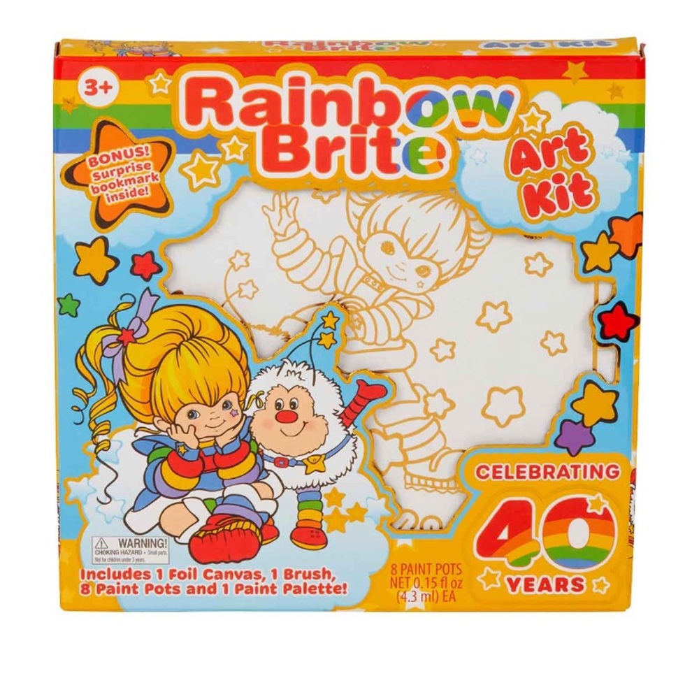 Classic Rainbow Brite Wall canvas Art Kit